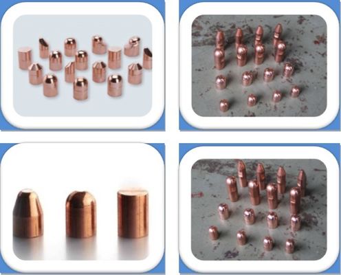 50pcs/Box CuCrZr Quảng trường kháng điểm hàn điện cực Mẹo