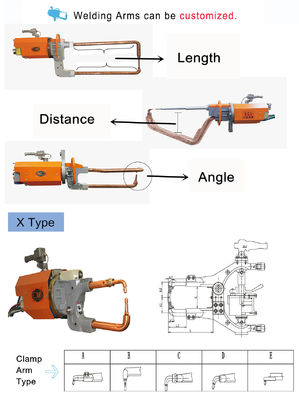 Máy hàn điểm di động CE, Máy hàn điểm nhôm 380V