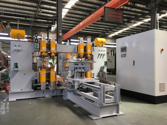 Máy hàn điểm đa đầu bán tự động cho động cơ hàn