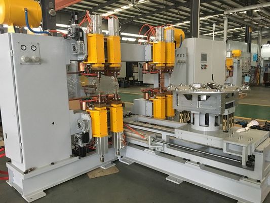 Máy hàn điểm 3 giai đoạn nhôm Multi Head Spot Machine Automatic